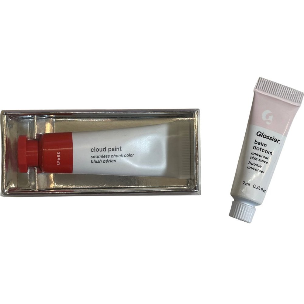 NIB NWT authentic GLOSSIER cloud paint SPARK & BALM DOT COM never used!